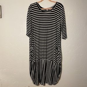 J Mode USA boat neck dress, size 2X.